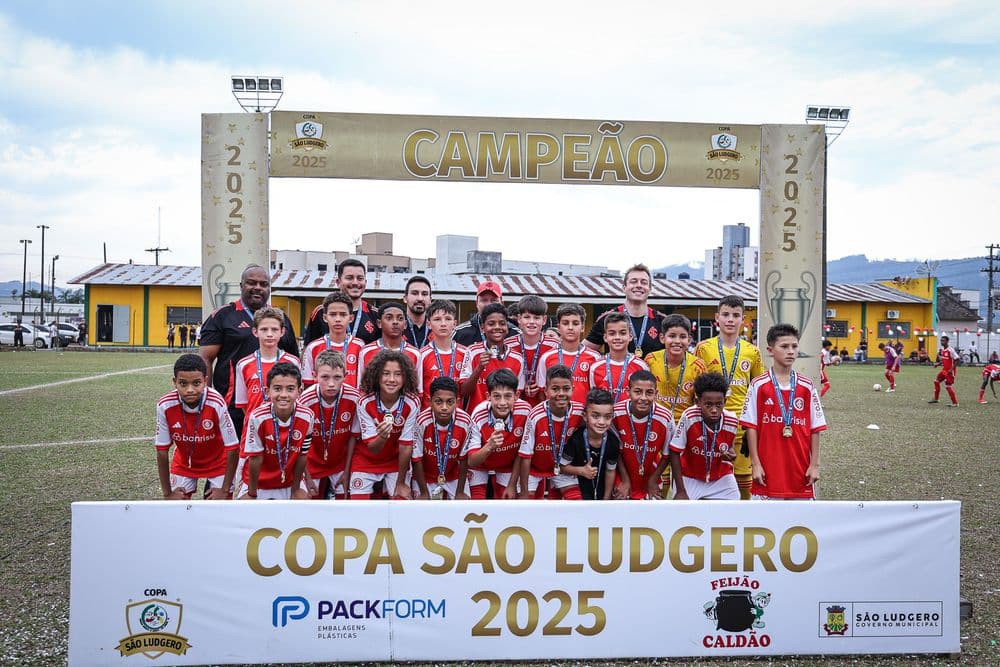 Inter conquista título na Sub-11 e vice na Sub-13 da Copa São Ludgero